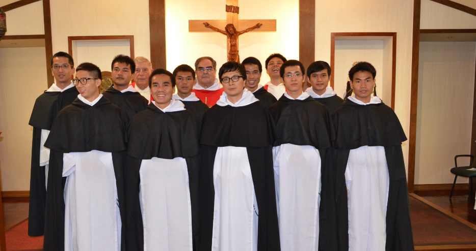 THE VESTITION OF OUR NEW NOVICES