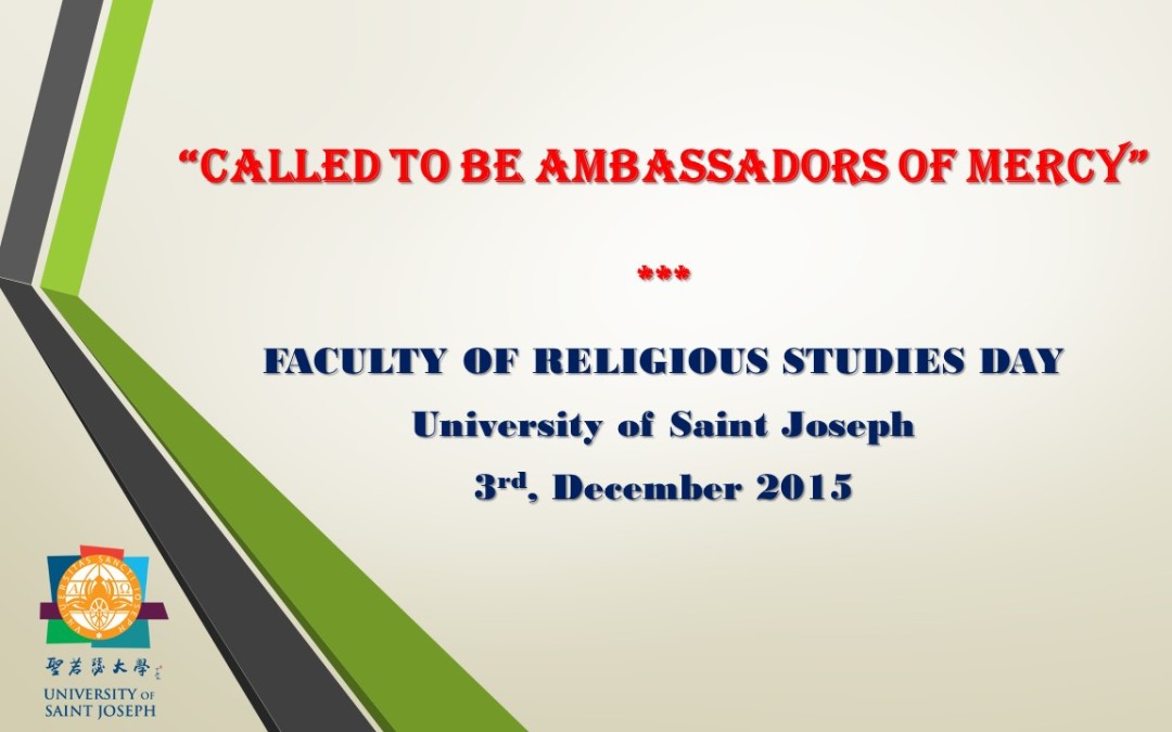 Faculty Day of Religious Studies – University of St. Joseph, Macau