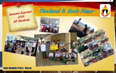 Pastoral exposure in Thailand and East-Timor of our Brothers